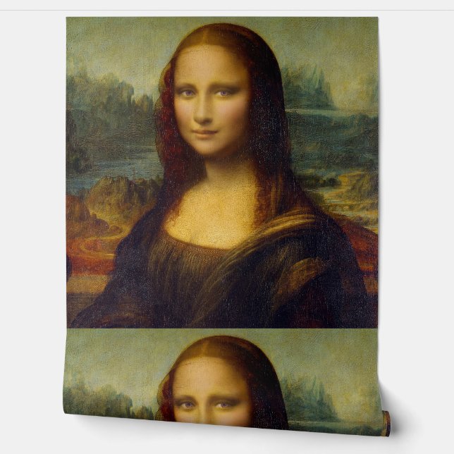 Mona Lisa Leonardo France Wallpaper (Unrolling)