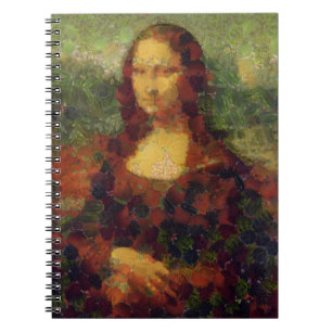 Mona Lisa Lettuce Fine Art Vegan Spoof  Notebook