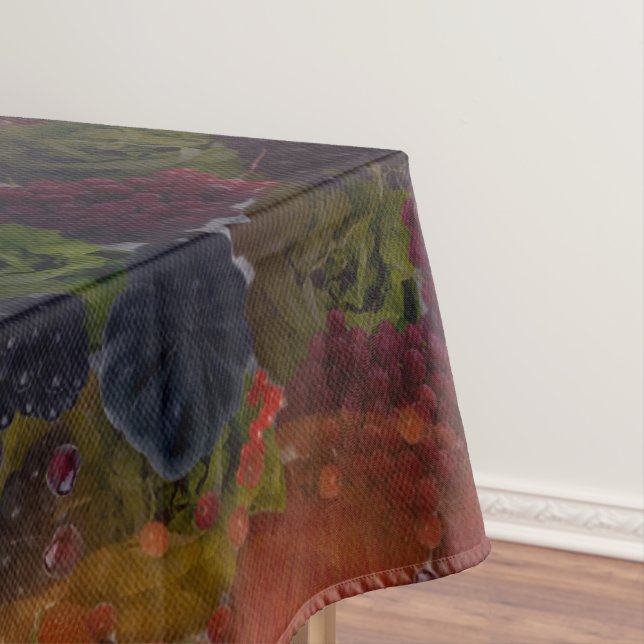 Mona Lisa Lettuce Fine Art Vegan Spoof  Tablecloth (In Situ)