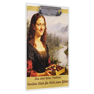Mona Lisa liebt Pralinen Clipboard