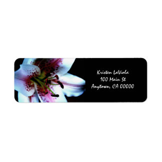 Mona Lisa Lily Address Label