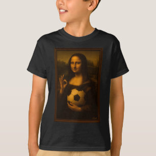 Mona Lisa Loves Soccer T-Shirt