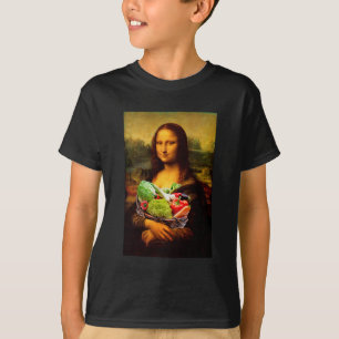 Mona Lisa Loves Vegetables T-Shirt