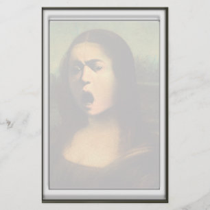 Mona Lisa Medusa Caravaggio Stationery