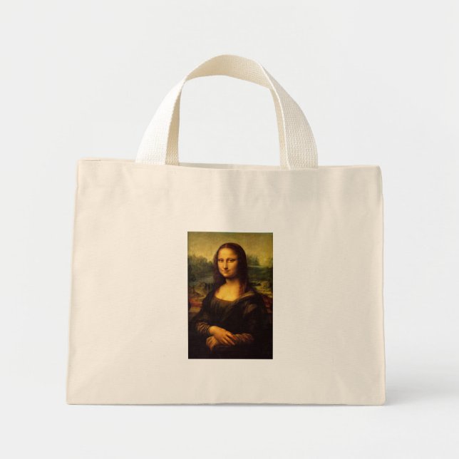 Mona Lisa Mini Tote Bag (Front)