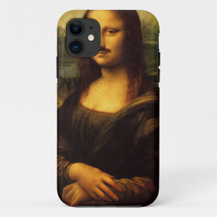 mona lisa moustache iPhone 11 case