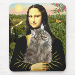Mona Lisa - Norweigan Forest Cat Mouse Mat