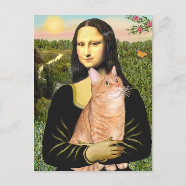 Mona Lisa - Orange Tabby SH 46 Postcard (Front)