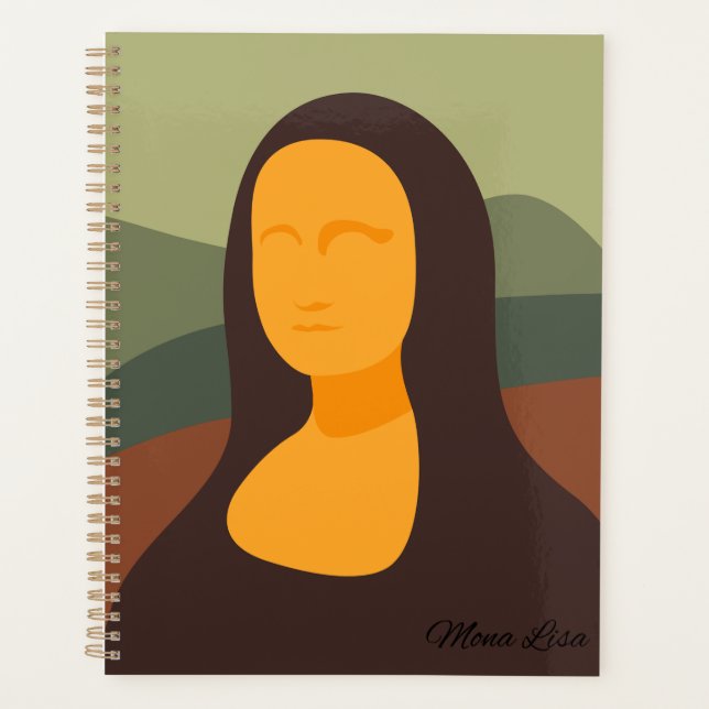Mona Lisa Painting Calendar Planner (Front)