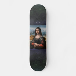 Mona Lisa painting Skateboard