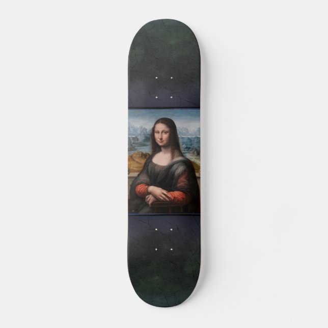 Mona Lisa painting Skateboard (Front)