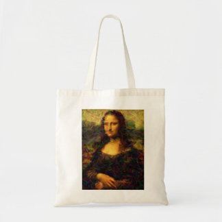 mona lisa paris tote bag