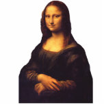 Mona Lisa Photo Sculpture Decoration<br><div class="desc">This is the "Mona Lisa",  painted by Leonardo da Vinci in 1505. Ladiebug customised this especially for the making of  an ornament for your tree,  a pin,  photo sculpture,  a key chain that can also be a purse charm or hang from a belt loop and a magnet.</div>