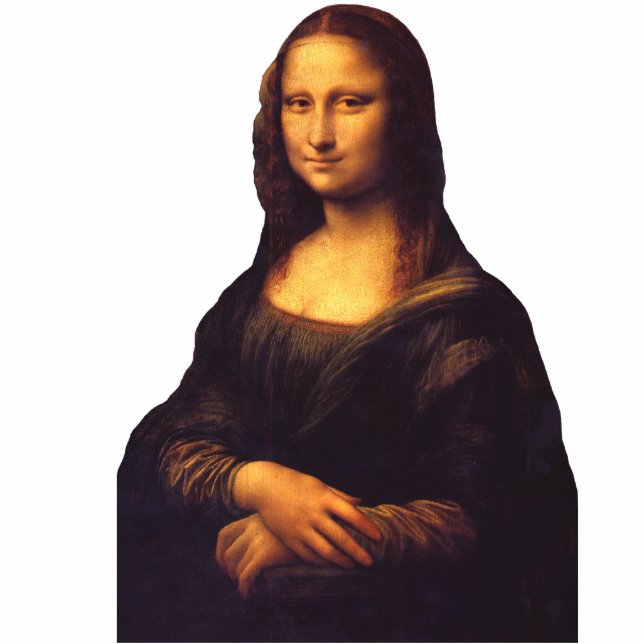 Mona Lisa Photo Sculpture Decoration (Front)