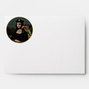 Mona Lisa Pirate Captain Envelopes