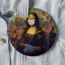 Mona Lisa Playing Safe Around Coronavirus, ZFBP