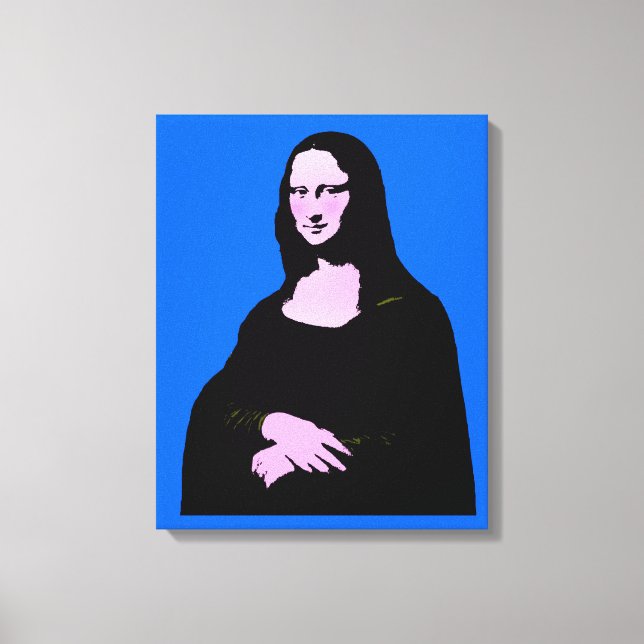 Mona Lisa Pop Art  Canvas Print (Front)