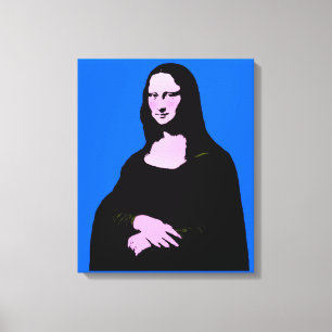 Mona Lisa Pop Art  Canvas Print