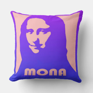 Mona Lisa Pop Art Design Cushion