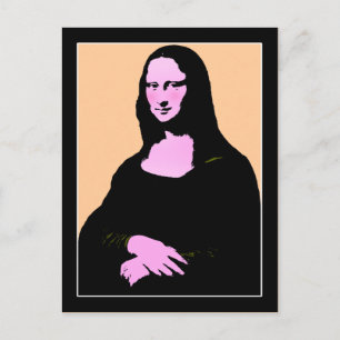 Mona Lisa Pop Art  Postcard
