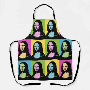 Mona Lisa - Pop Art Style  Apron