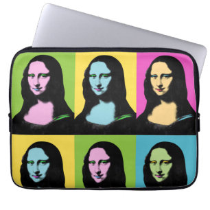 Mona Lisa - Pop Art Style  Laptop Sleeve