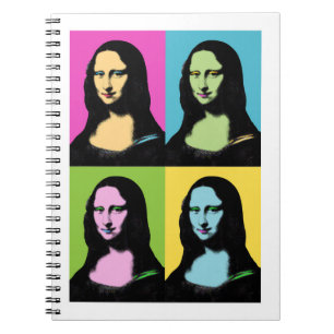 Mona Lisa - Pop Art Style Notebook