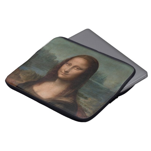 Mona Lisa Portrait Laptop Sleeve (Front Top)