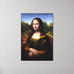 Mona Lisa (Portrait of Lisa Gherardini) Canvas Print