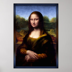 Mona Lisa (Portrait of Lisa Gherardini) Poster