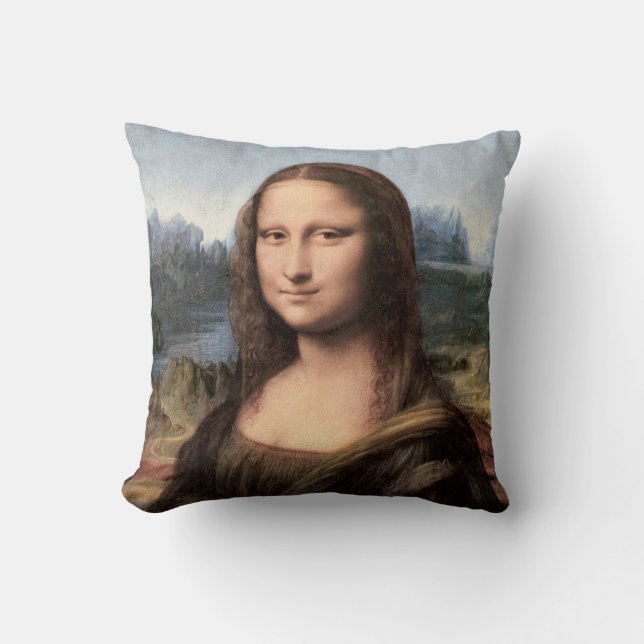 Mona Lisa Portrait / Painting Cushion (Front)