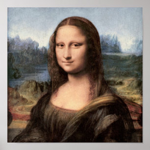 Mona Lisa Portrait / Painting Poster