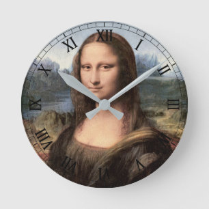 Mona Lisa Portrait / Painting Round Clock