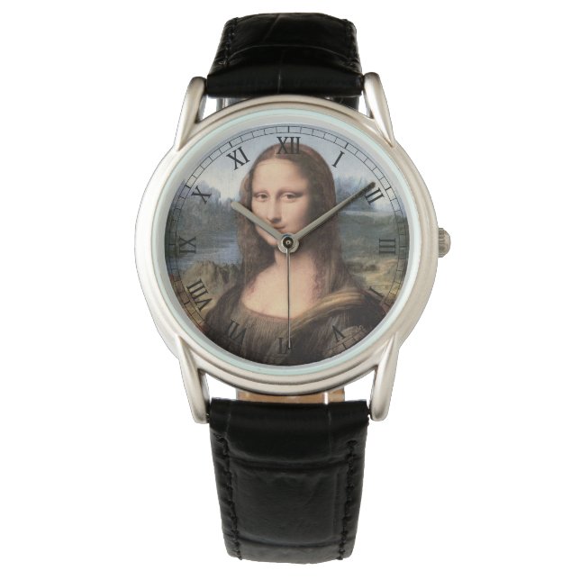 Mona Lisa Portrait Painting Watch (Front)