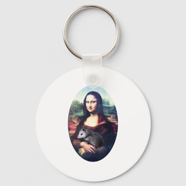 Mona Lisa Possum Key Ring (Front)