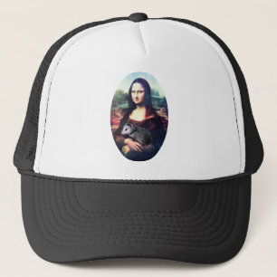 Mona Lisa Possum Trucker Hat
