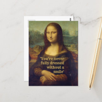 Mona Lisa Postcard
