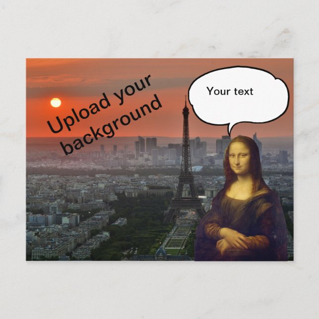 Mona Lisa Postcard (Front)