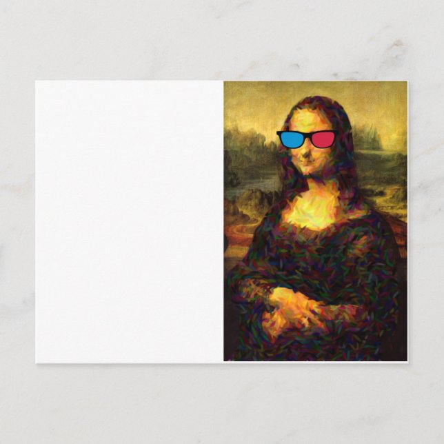 mona lisa postcard (Front)