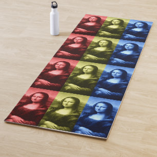 Mona Lisa Primary Colours Yoga Mat