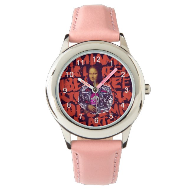 Mona Lisa Punk Art Watch (Front)