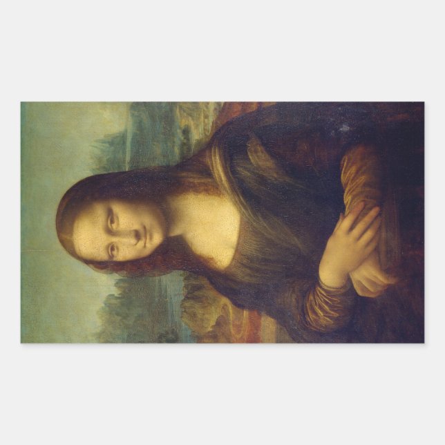 Mona Lisa Rectangle Sticker (Front)