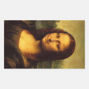 Mona Lisa Rectangle Sticker