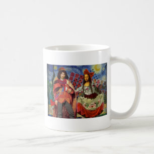Mona Lisa Romantic Funny Colourful Artwork Coffee Mug