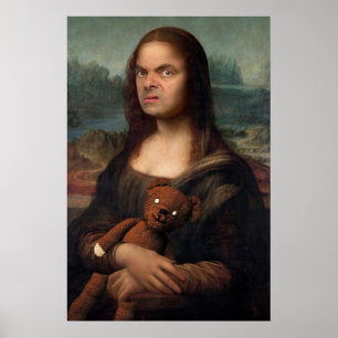 Mona Lisa’s Awkward Cousin Poster