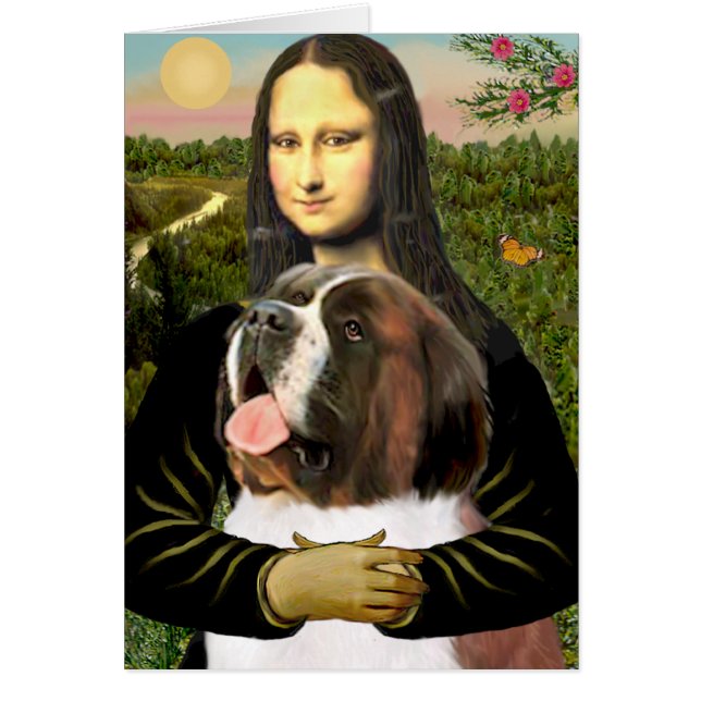 Mona Lisa - Saint Bernard (Front)