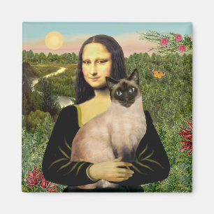 Mona Lisa - Seal Point Siamese cat Magnet