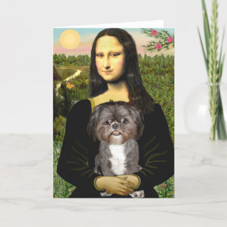 Mona Lisa - Shih Tzu (M) Card