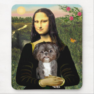Mona Lisa - Shih Tzu (M) Mouse Mat