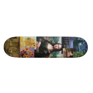 Mona Lisa Skateboard
